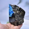 Blue Labradorite Bookends Heavy Duty Healing Crystal Stone Book Holders