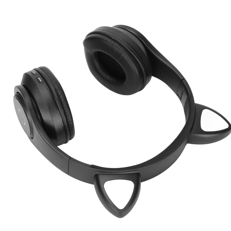 B39 Cat Ear Bluetooth Headset Cute Adjustable Bass Portable Wireless