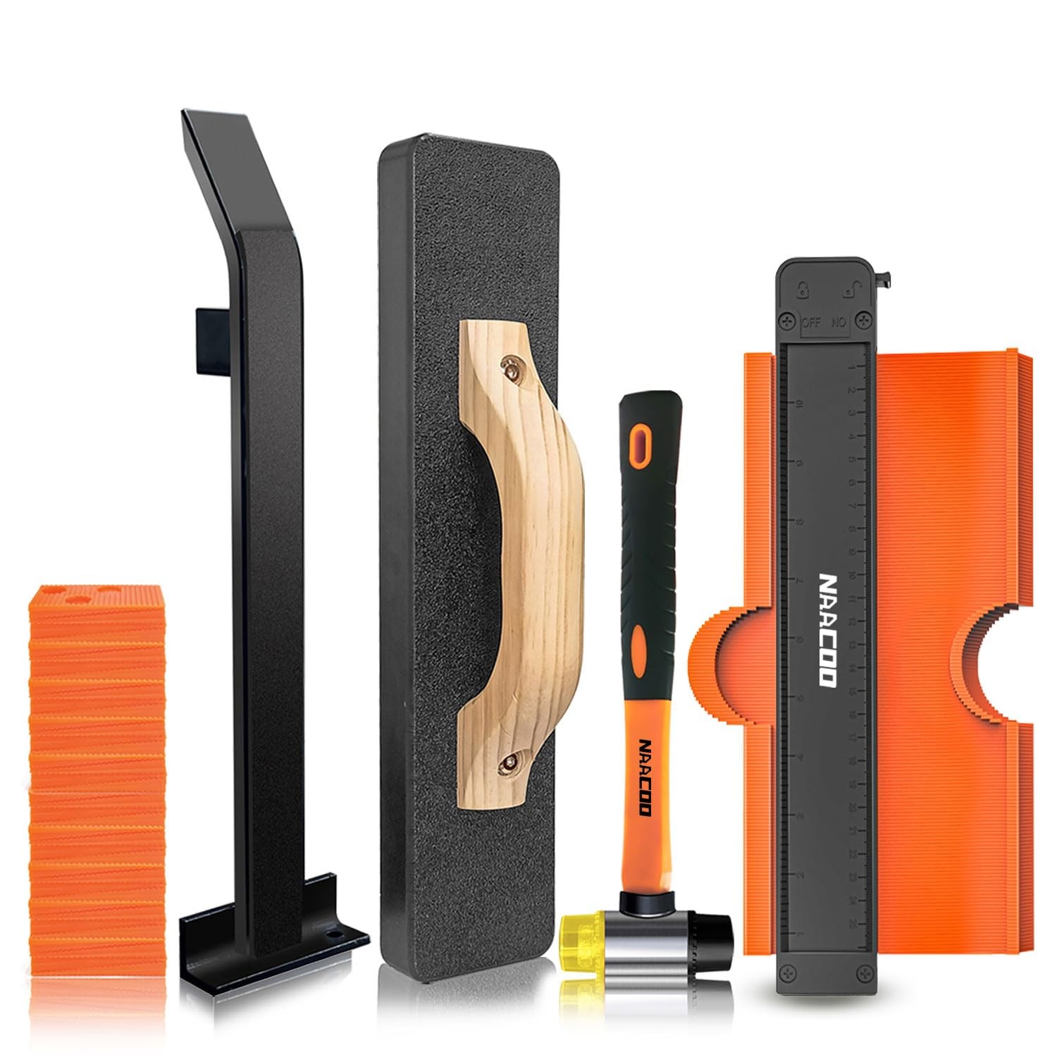 NAACOO Laminate/Vinyl Flooring Tools, Heavy Tapping Block for Vinyl