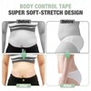 20 Pcs Pre Cut Belly Tape - Waterproof Tummy Control
