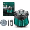 VGR 373 Cordless Bald Head Shaver for Men with 6D