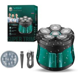 VGR 373 Cordless Bald Head Shaver for Men with 6D Floating Tool Head