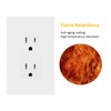 (5 Pcs) 15 Amp Decorator Receptacle Duplex Wall Outlet Plate