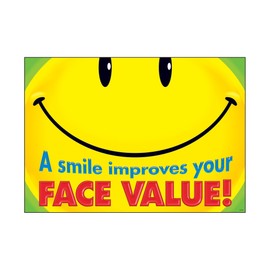 Argus A Smile Improves Your face Poster, 13.375" x 19"