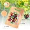 Koesus Funny Shocked Chicken Cutting Board, Chicken Lover Lady Mom