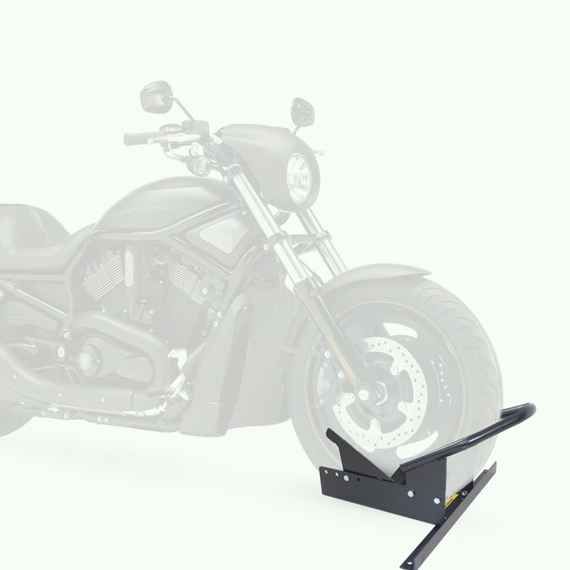 MaxxHaul 80077 Standard Motorcycle Wheel Chock with Pivoting Cradle