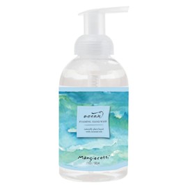 Mangiacotti Scented Foaming Hand Soap Made in the USA|Naturally Plant-Based Hand-Wash with Moisturizing Essential Oils in Pump Dispenser, 8 Ounces, Ocean