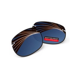 iLikeo PRO+ Polycarbonate Polarized Replacement Lenses for Maui Jim Banyans MJ412 Sunglasses - Black Iridium