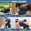WODHMIEY 20V Cordless 5 Orbital Sander, Dust Collection Bag, Random
