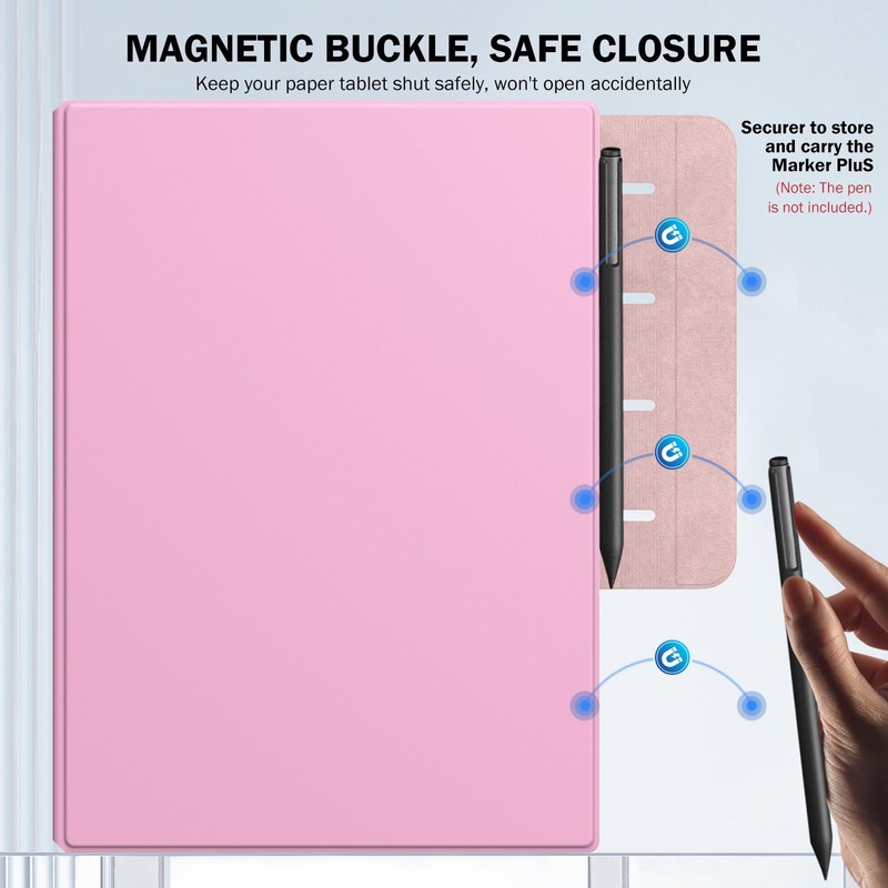 MoKo Case for Remarkable Paper Pro 2024 11.8", Lightweight Ultra-Thin