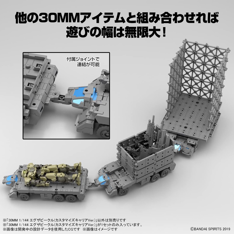 30MM - 1/144 Veicolo di armamento esteso (Personalizza Il Vettore)