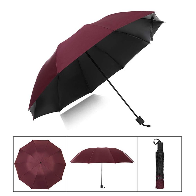 Fengshengli Golf Umbrella, 58 Inch Large Oversized Umbrella, 3 Fold