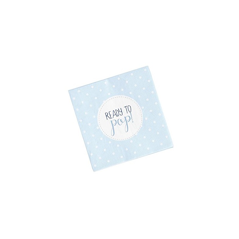 CLUB GREEN 20 Blue Ready to POP Napkins, 2 x