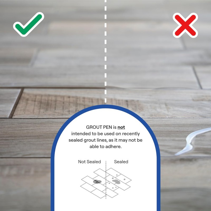 Grout Pen Cream Grout Paint: Waterproof Tile Paint Grout Refresh