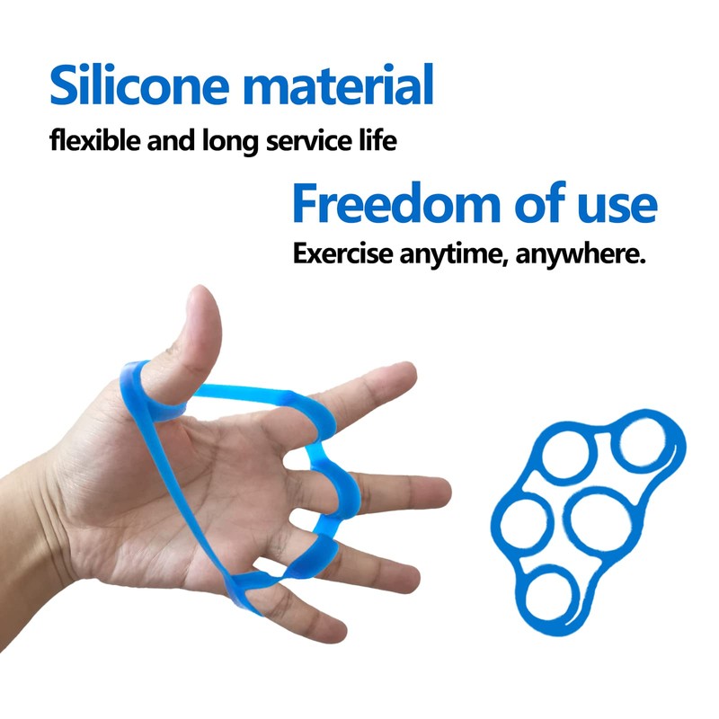 Finger Muscle Exerciser, Finger Stretcher, Rubber Muscle Trainer, Hand Strengthening