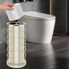 NearMoon Toilet Paper Organizer Stand, Free Standing 3 Rolls Tissue