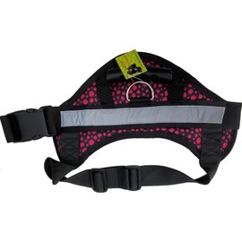 HDP Big Dog Soft No Pull Harness Size:Large Color:Dotty Pink