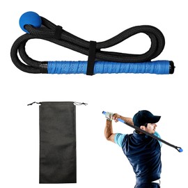 Preshwous Golf Rope Swing Trainer, Upgraded Professional Golf Swing Rope Training Aid for Improving Swing Speed, Tempo, Rhythm, Flexibility, and Strength for Golfers of All Skill Levels