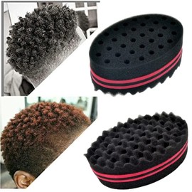 Hair Twist Sponge For Afro Curl Coil Dreadlocks Hairstyles.