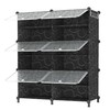 AWTATOS Shoe Rack, 6 Tier Shoe Storage Cabinet with Door,