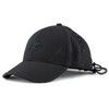 Bavarian Caps Edelweiss Outdoor V2 Black Curved, black, Unit size