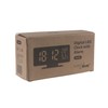 Green Blue GB395 Digital Alarm Clock with Thermometer and Hygrometer