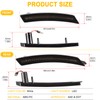 Gempro LED Side Marker Lights Front Rear Fender Marker Lamps