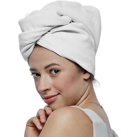 GLOV Toalla de Microfibra de Secado rápido para Cabello Turbante Ideal para Cabello Rizado Toalla de plopping Toalla súper Absorbente Ligera tamaño Universal Protege contra el encrespamiento