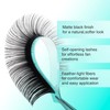 Self Fanning Eyelash Extensions Shimmy-free Lashes 0.03 0.05 Turbo Volume