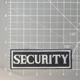 Unbranded Security Guard Patch Uniform Embroidered Iron On Rectangular Patch 1.25x3"
