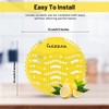 10 Pack of Hazzas Lemon Scented Urinal Mats - Ultimate