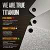 Homaider Titanium Cutting Board – Pure Titanium Chopping Board for