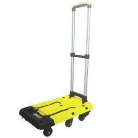 KitchenFree Yellow Cargo Cart 3413 / Hand Cart for Shopping, Camping & Market Portable