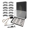 Pestañas Postizas Magnéticas Kit Con Aplicador Clip Pestañ