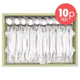 Hanil Stainless Steel Ikklelim Cutlery Set 10P / 한일스텐레스 이끌림 수저세트 10P