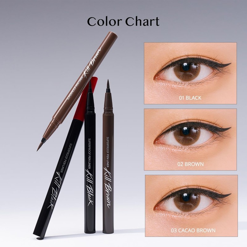 CLIO PROFESSIONAL CLIO Waterproof Pen Liquid Eye Liner, Precision Tip,