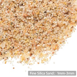 1-3mm Fine Silica Sand, Boniosz 5lb Horticultural Sand Potting Sand Soil for Plants, Aquariums, Fire Pits, Terrariums, Bonsai Succulent Cactus & Garden Sand Grit - Gardening Landscape Rocks