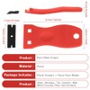 Flintronic Plastic Scraper with 20PCS Plastic Blades, Window Scrapers Ceramic