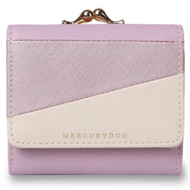 Mercury Duo Diana Trico-Color Clasp Mini Wallet, lavender