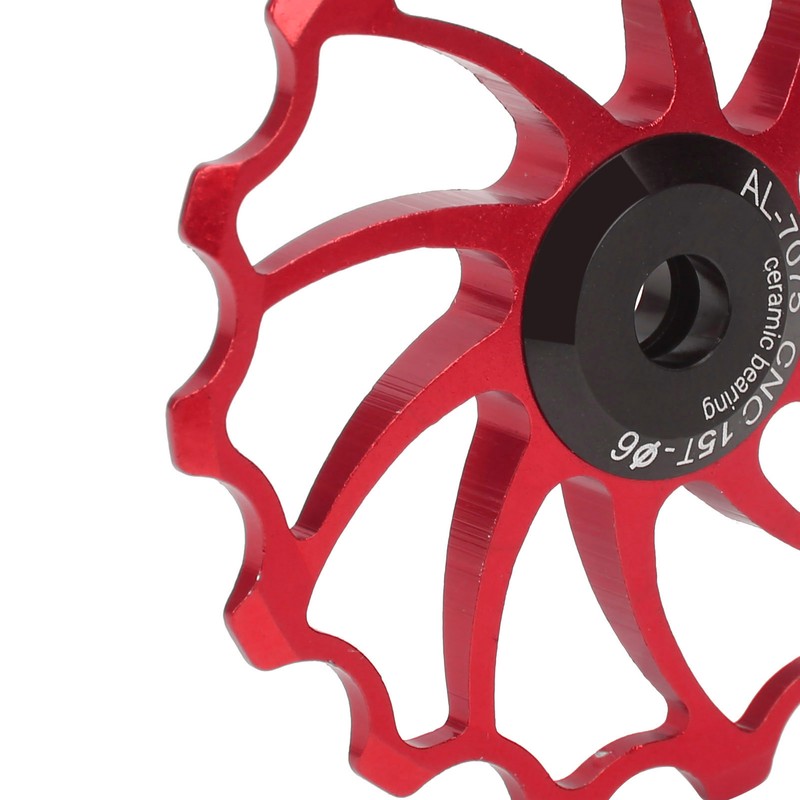 MEIJUN Rear Derailleur Guide Pulley Wheel 15T Ceramic Bearing for