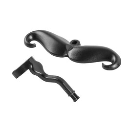 Sarini Pack of 2 Trombone Mouthpiece Moustache Clip On Moustache for Trumpets and Trombones Fits All Small Shank Mouthpieces