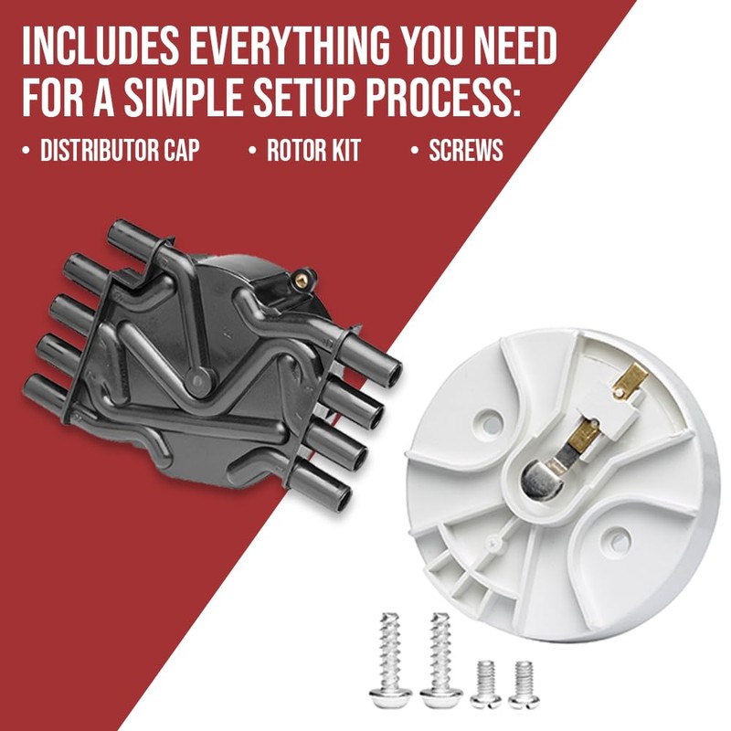 V8 Distributor Cap and Rotor kit for Mercruiser and Volvo