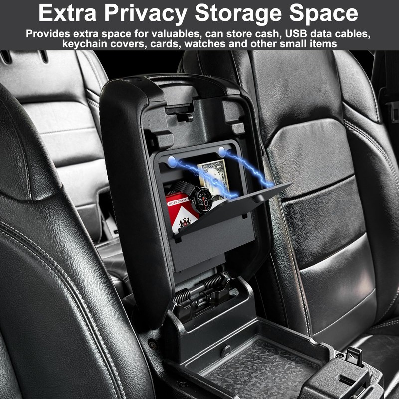 DIAMOOKY Front Under Seat Storage Organizer for Jeep Wrangler JL