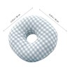 LALAFINA Piercing Ear Pillow with an Hole, Washable and Adjustable