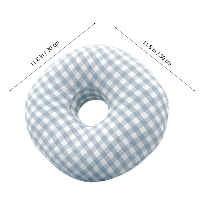 LALAFINA Piercing Ear Pillow with an Hole, Washable and Adjustable
