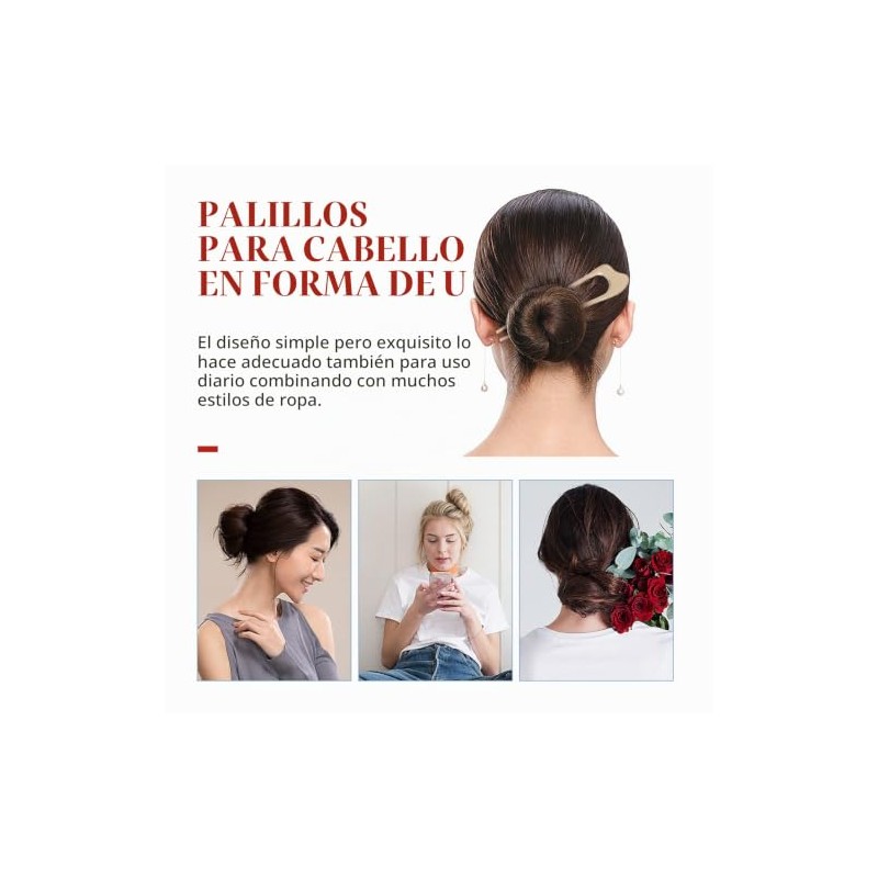 Ipetboom Horquillas En Forma De U 2 Piezas De Aleación
