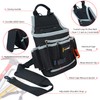 MELOTOUGH Electrician Tool Pouch with Shoulder Strap, Multiple Pocket Tool