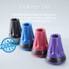 Rehand Cane Tips, Colorful All Terrain Tip for Cane &
