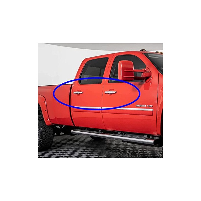 W Power WP Triple Chrome Plated ABS Plastic Side Door