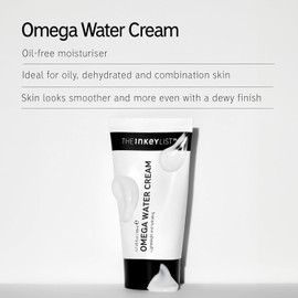 The INKEY List Omega Water Cream 50ml, Oil-Free Face Moisturiser, Lightweight Gel, Vegan Friendly Skincare, Suitable For Blemish Prone Skin